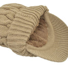 キャスケット レディース 秋冬 通販 つば付きニット帽 帽子 冬 秋 ニット帽子 ニットキャップ つば付 キャスケット帽子 かわいい 無地 洗える 手洗い おしゃれ ふわふわ 暖かい 女性