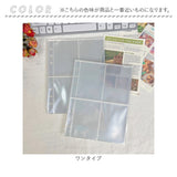 トレカ リフィル 通販 コレクトブック レフィル トレカケース A5 6穴 10枚セット 4ポケット クリア 透明 替え ファイル シート 収納 保護 整理 バインダー ケース デコ チェキ 写真 手帳