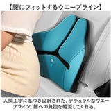 車 クッション 腰 2個セット 通販 腰クッション 腰当てクッション シートクッション 低反発クッション 腰あてクッション カークッション 運転席 助手席 後部座席 車用 車載 腰当て 腰あて