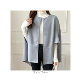 ケープ ジャケット コート レディース 通販 ポンチョ ベスト ジレ マント ショール ドルマンスリーブ ドルマン 前開き ボタン 無地 シンプル カジュアル 防寒 きれいめ 暖かい あたたかい