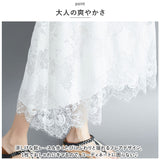 マキシワンピース ノースリーブ 通販 ワンピース ワンピ ロング丈 ミモレ丈 Uネック ラウンドネック フレア 無地 シンプル きれいめ 上品 ゆったり カジュアル レース 花柄 Aライン