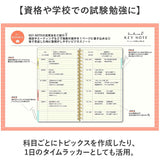 キーノート A5スリム 通販 メモ ノート 管理表 日記 記録 手帳 ミーティングノート スケジュール管理 タスク管理 ミーツプランナー デイリープランナー 健康管理 仕事 プライベート
