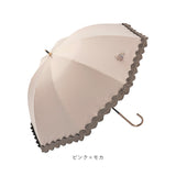 kizawa キザワ 長傘 フリル 通販 日傘 雨傘 晴れ雨兼用傘 晴雨兼用傘 傘 カサ かさ レディース傘 晴れ雨兼用 晴雨兼用 日よけ ひよけ 日除け ショート ドーム型 レディース かわいい