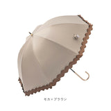 kizawa キザワ 長傘 フリル 通販 日傘 雨傘 晴れ雨兼用傘 晴雨兼用傘 傘 カサ かさ レディース傘 晴れ雨兼用 晴雨兼用 日よけ ひよけ 日除け ショート ドーム型 レディース かわいい