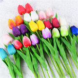 チューリップ 造花 通販 フェイクフラワー リアル インテリア アーティフィシャルフラワー 10本セット 花束 ブーケ 人工観葉植物 フェイクグリーン インテリアグリーン イミテーション