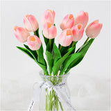 チューリップ 造花 通販 フェイクフラワー リアル インテリア アーティフィシャルフラワー 10本セット 花束 ブーケ 人工観葉植物 フェイクグリーン インテリアグリーン イミテーション