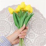チューリップ 造花 通販 フェイクフラワー リアル インテリア アーティフィシャルフラワー 10本セット 花束 ブーケ 人工観葉植物 フェイクグリーン インテリアグリーン イミテーション