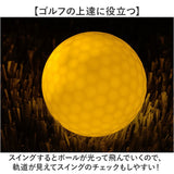 ゴルフボール 光るボール 6個セット 通販 ゴルフ ボール ひかるゴルフボール 練習用ボール カラーボール 光る 発光 LED ナイター ゴルフ練習 マルチカラー 6色セット コンペ 景品 小物
