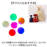 ゴルフボール 光るボール 6個セット 通販 ゴルフ ボール ひかるゴルフボール 練習用ボール カラーボール 光る 発光 LED ナイター ゴルフ練習 マルチカラー 6色セット コンペ 景品 小物