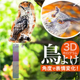 鳥よけグッズ 通販 虫除け フクロウ型鳥よけ カラス対策 カラス撃退グッズ 首振りフクロウ 鳥対策グッズ 防鳥 害鳥 ハト 鳩よけ 庭 畑 ベランダ テラス 寄せ付けない 鳥よけ 駆除