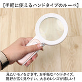 虫眼鏡 ledライト付き 高倍率 通販 虫メガネ 拡大鏡 ルーペ ムシメガネ むしめがね 拡大レンズ 手持ちルーペ ハンドルーペ 読書ルーペ LEDライト付き 軽量 軽い 見やすい LEDライト