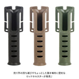 ロッドホルスター 通販 ロッドホルダー ロッドスタンド 釣具 釣り道具 腰 ウエスト ベルト ベスト バッグ スピニング 釣り 竿 落下防止 ハンズフリー 簡単装着 ルアー交換 渓流 バス釣り