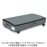 ベッド下収納 キャスター付き 通販 収納 ボックス 収納ケース 衣類収納 衣類ケース 折り畳み式 薄型 小物 簡単収納 整理 片付け 大容量 省スペース シンプル 便利 おしゃれ フタ付き