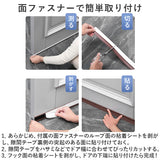 ドア 隙間テープ 通販 2本セット 室内ドア ドア下部 すき間テープ すきまテープ すきま風 隙間風 PVC素材 防虫 防風 防塵 花粉防止 省エネ 冷暖房効率 断熱断冷 カット自由 遮音 騒音