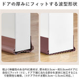 隙間テープ 通販 ドア 防音テープ すきま風 隙間風 室内ドア すきまテープ すき間テープ PVC 防虫 防風 防塵 花粉防止 省エネ 冷暖房効率 断熱 断冷 カット自由 すきまパッド 遮音 騒音