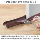 隙間テープ 通販 ドア 防音テープ すきま風 隙間風 室内ドア すきまテープ すき間テープ PVC 防虫 防風 防塵 花粉防止 省エネ 冷暖房効率 断熱 断冷 カット自由 すきまパッド 遮音 騒音