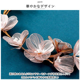 ヘッドドレス 花 通販 髪飾り ヘッドコサージュ ヘアアクセサリー カチューシャ バックカチューシャ フラワー 花冠 小枝アクセサリー ビーズ ブライダル 結婚式 成人式 卒業式 演奏会