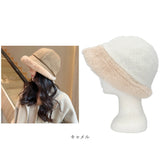 バケット ハット レディース 冬 通販 バケットハット 秋冬 帽子 バケハ ファーハット ボアハット もこもこ ふわふわ つば広 あったか 暖かい 温かい おしゃれ シンプル かわいい