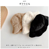 帽子 レディース 冬 通販 バケット ハット 秋冬 バケットハット バケハ ボアハット ファーハット もこもこ ふわふわ つば広 あったか 暖かい 温かい おしゃれ シンプル 可愛い