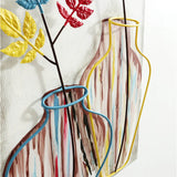 ウォールアート 壁掛け 壁飾り 通販 アートパネル ウォールデコレーション ウォールパネル アートボード 壁面装飾 壁 アンティーク調 立体 フェイクフラワー アイアン雑貨 アイアン製