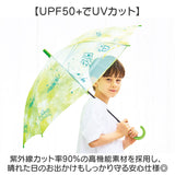 キッズ長傘女の子 通販 子供用ジャンプ傘 透明窓付き雨傘 小学生通学用傘 50センチこども傘 ワンタッチ長傘 安全丸型手元 ポリエステル軽量 メリーランド傘 パステルカラー傘