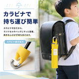 キッズ日傘 晴雨兼用 50cm 子供用 通販 完全遮光100 遮熱パラソル 子ども用日傘 カラビナ手元 ランドセル対応 通学通園 男の子女の子 手開き安全 無地シンプル ポリエステル コーティング