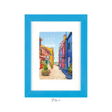 フォトフレーム おしゃれ 通販 2L判 フォトスタンド 写真立て 卓上 置き型 タテ ヨコ 縦型 横型 写真 フォト 額縁 フレーム シンプル カラフル ビビット ポップ 記念 飾る 額装