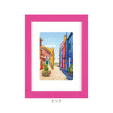 フォトフレーム おしゃれ 通販 2L判 フォトスタンド 写真立て 卓上 置き型 タテ ヨコ 縦型 横型 写真 フォト 額縁 フレーム シンプル カラフル ビビット ポップ 記念 飾る 額装