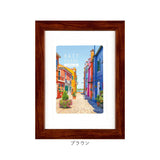 フォトフレーム おしゃれ 通販 2L判 フォトスタンド 写真立て 卓上 置き型 タテ ヨコ 縦型 横型 写真 フォト 額縁 フレーム シンプル カラフル ビビット ポップ 記念 飾る 額装