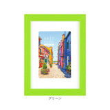 フォトフレーム おしゃれ 通販 2L判 フォトスタンド 写真立て 卓上 置き型 タテ ヨコ 縦型 横型 写真 フォト 額縁 フレーム シンプル カラフル ビビット ポップ 記念 飾る 額装