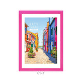 フォトフレーム おしゃれ 通販 A4判 写真立て フォトスタンド 壁掛け用 卓上 置き型 縦型 横型 タテ ヨコ 額縁 フレーム 写真 フォト カラフル ビビット ポップ シンプル 額装 記念 飾る