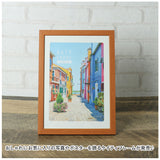 フォトフレーム おしゃれ 通販 A4判 写真立て フォトスタンド 壁掛け用 卓上 置き型 縦型 横型 タテ ヨコ 額縁 フレーム 写真 フォト カラフル ビビット ポップ シンプル 額装 記念 飾る