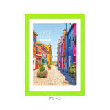 フォトフレーム おしゃれ 通販 A4判 写真立て フォトスタンド 壁掛け用 卓上 置き型 縦型 横型 タテ ヨコ 額縁 フレーム 写真 フォト カラフル ビビット ポップ シンプル 額装 記念 飾る