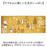 キッチンマット 拭ける キャラクター 通販 キッチン マット 台所マット 台所 足元マット 120cm 45cm 45×120 ふける PVC製 拭き取り 滑り止め付き 撥水 オシャレ かわいい おしゃれ