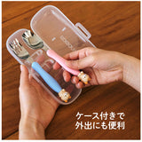 EDISON エジソン フォーク スプーン セット 子供 通販 フォーク&スプーン フォークスプーンセット フォークスプーン 子供用フォークスプーン マルチケース ケース付き 動物 ネコ ねこ 猫