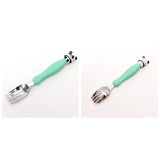 EDISON エジソン フォーク スプーン セット 子供 通販 フォーク&スプーン フォークスプーンセット フォークスプーン 子供用フォークスプーン マルチケース ケース付き 動物 ネコ ねこ 猫