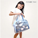 プールバッグ 女の子 ボストン 通販 ビーチバッグ ビニールバッグ ボストンプールバッグ プールボストン プールバック ビーチバック 子供 キッズ 子ども こども 小学生 中学生 ファスナー