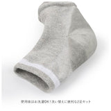 かかとケアソックス 通販 2足セット 2足 セット かかと つるつる 角質ケア かかと靴下 かかとくつした フットケア 靴下 指なし サポーター 保湿 乾燥 ひび割れ対策 ツルツル 就寝
