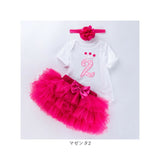 ロンパース ヘアバンド セット ベビー フォーマル 通販 Tシャツ tシャツ ベビードレス チュール スカート ベビー服 ドレス ヘアバンドセット 半袖 子供服 子供用 子ども用 子供 子ども