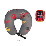 ネックピロー 2way 通販 ネッククッション 首枕 トラベルピロー ネック枕 2WAYネックピロー クッション 2WAY ぬいぐるみ 日本モチーフ キッズ 子ども用 子供 キッズ用 もちもち 旅行 車