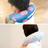ネックピロー 2way 通販 ネッククッション 首枕 トラベルピロー ネック枕 2WAYネックピロー クッション 2WAY ぬいぐるみ 日本モチーフ キッズ 子ども用 子供 キッズ用 もちもち 旅行 車