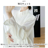 ワンピース 長袖 レディース 通販 シフォンワンピース ワンピ ロングワンピース ロングスカート シャーリング シアー ギャザー ロング ゆったり きれいめ 結婚式 お呼ばれ パーティ