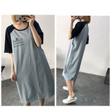 マタニティ tシャツ ワンピース Tシャツ マタニティウェア 通販 ワンピ tシャツワンピース tシャツワンピ ルームウェア パジャマ 授乳服 部屋着 寝間着 寝巻き 授乳口付き 授乳 ロング丈