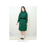 ニットワンピース レディース ベルト 通販 ニットワンピ タイトワンピース ニット ワンピ ワンピース チュニック セーター ボタン?ビジュー ボタンビジュー タートルネック ハイネック