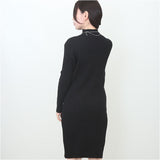 ニットワンピース レディース タイト 通販 ニットワンピ タイトワンピース ニット ワンピ ワンピース ロングワンピース チュニック セーター カットソー きれいめ ロング丈 ロング 暖かい