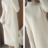 ニットワンピース レディース タイト 通販 ニットワンピ タイトワンピース ニット ワンピ ワンピース ロングワンピース チュニック セーター カットソー きれいめ ロング丈 ロング 暖かい