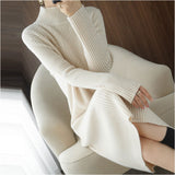 ニットワンピース レディース タイト 通販 ニットワンピ タイトワンピース ニット ワンピ ワンピース ロングワンピース チュニック セーター カットソー きれいめ ロング丈 ロング 暖かい