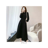 ロングワンピース 冬 ルームウェア 通販 ワンピ ロングワンピ ホームウェア Aラインスカート Aライン ロング丈 ロング ゆったり 体型カバー きれいめ 長袖 スウェット素材 シンプル