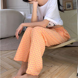 パンツ ルームウェア レディース 通販 ズボン 長ズボン ロングパンツ 寝間着 部屋着 寝巻 寝巻き パジャマパンツ パジャマ ホームパンツ ルームパンツ ウエストゴム 柄 かわいい 可愛い