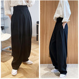 タックワイドパンツ 通販 ワイドパンツ タックパンツ イージーパンツ ボトムス ズボン タック スラックス ストレート ワイド 通勤 通学 上品 きれいめ ハイウエスト スーツ生地